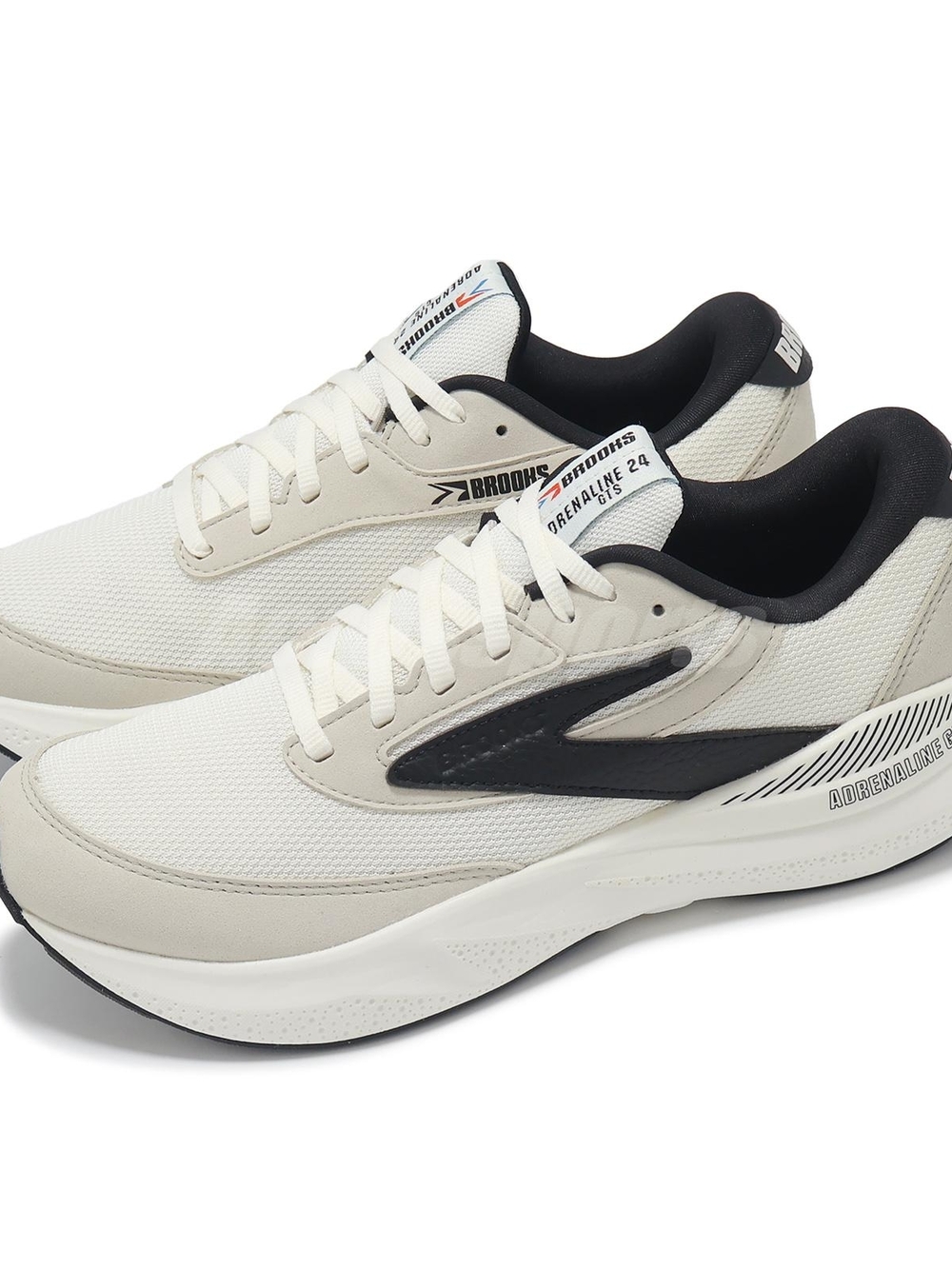 Brooks White Adrenaline 24 Running Shoes Womens 12/Mens 10.5